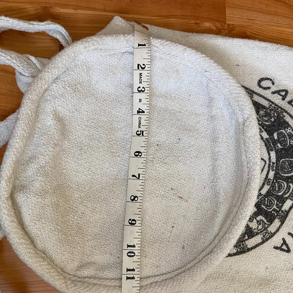 Drawstring Backpack Burlap Duffle Bag Beach Bag - image 8